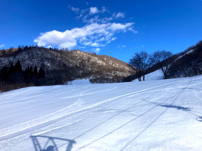 とん平の圧雪バーン