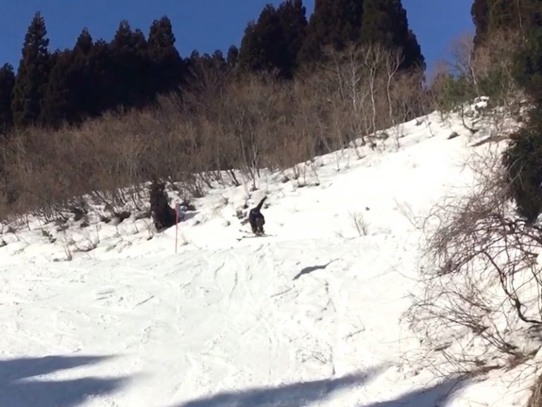 2017/02/04 福井県 今庄365スキー場 "落ち系でのジャンプ"