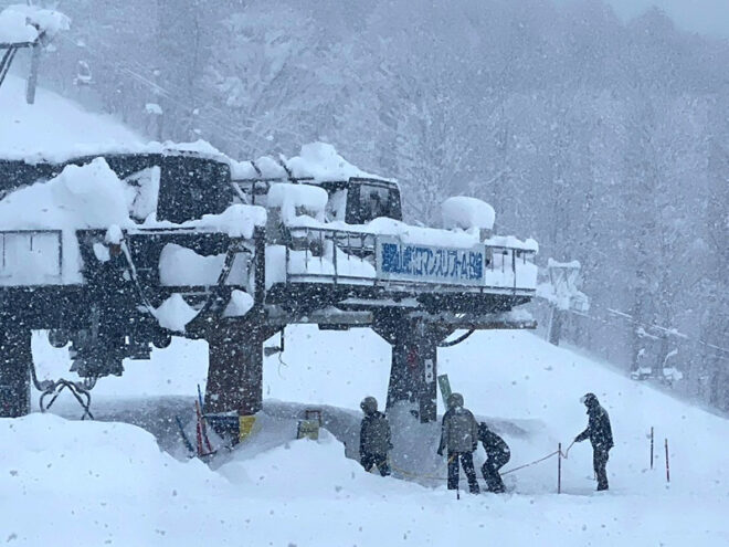 オープンしなかったリフト。